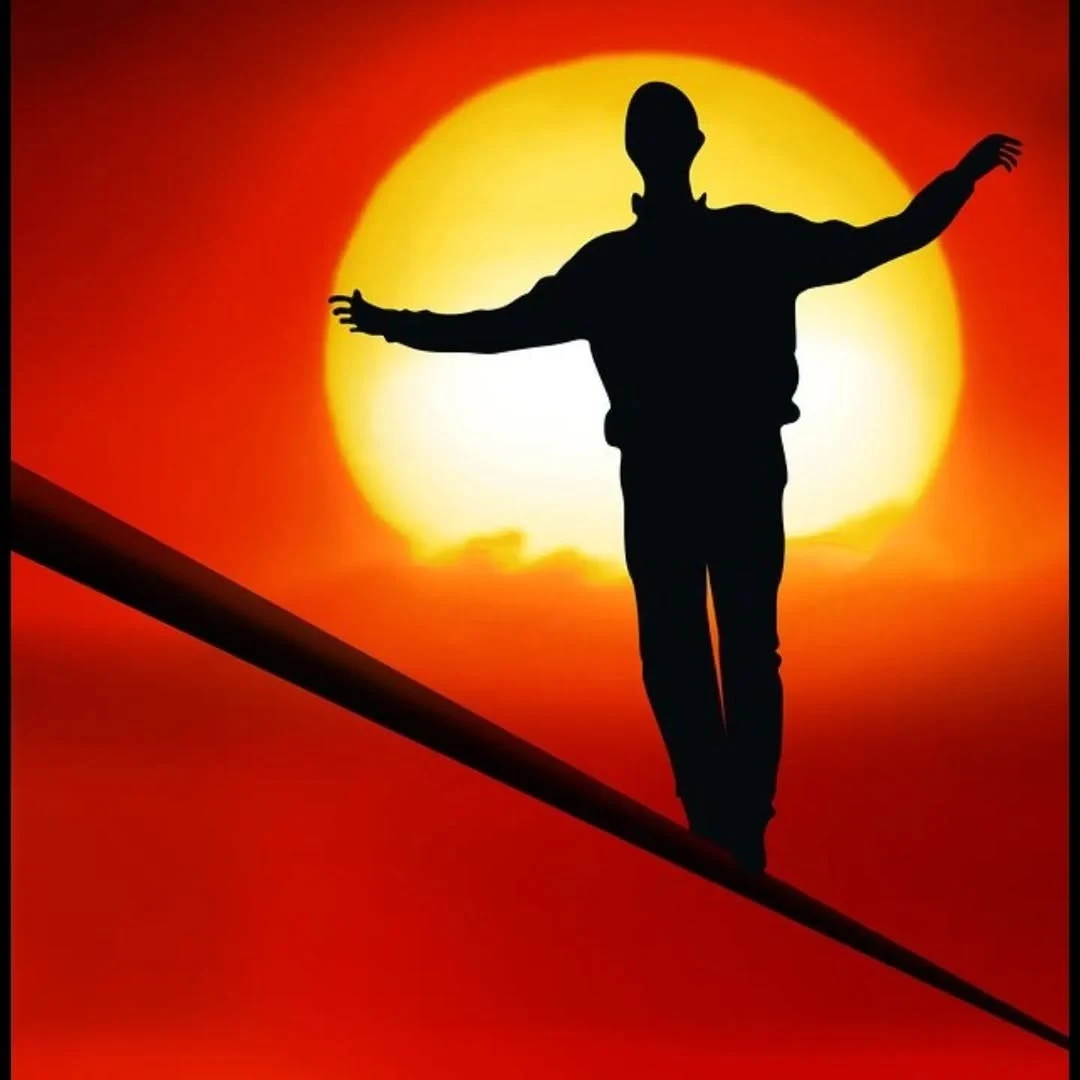 Equilibrio al tramonto