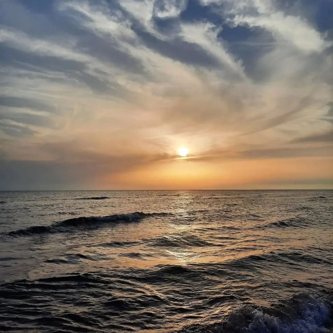 Mare al tramonto